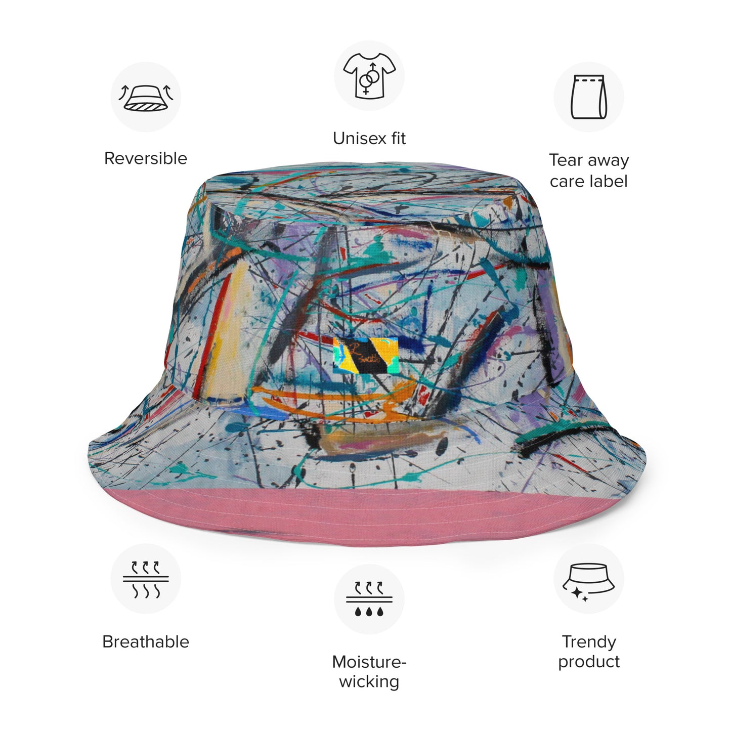 Animalistic Vitality Reversible bucket hat