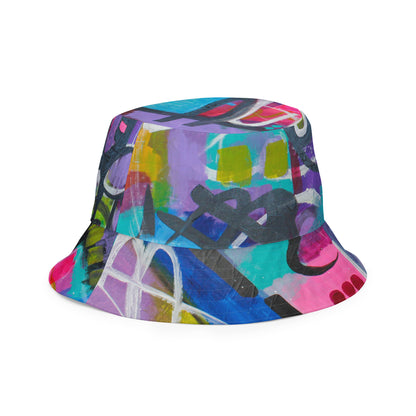 Code of Flowers Reversible bucket hat