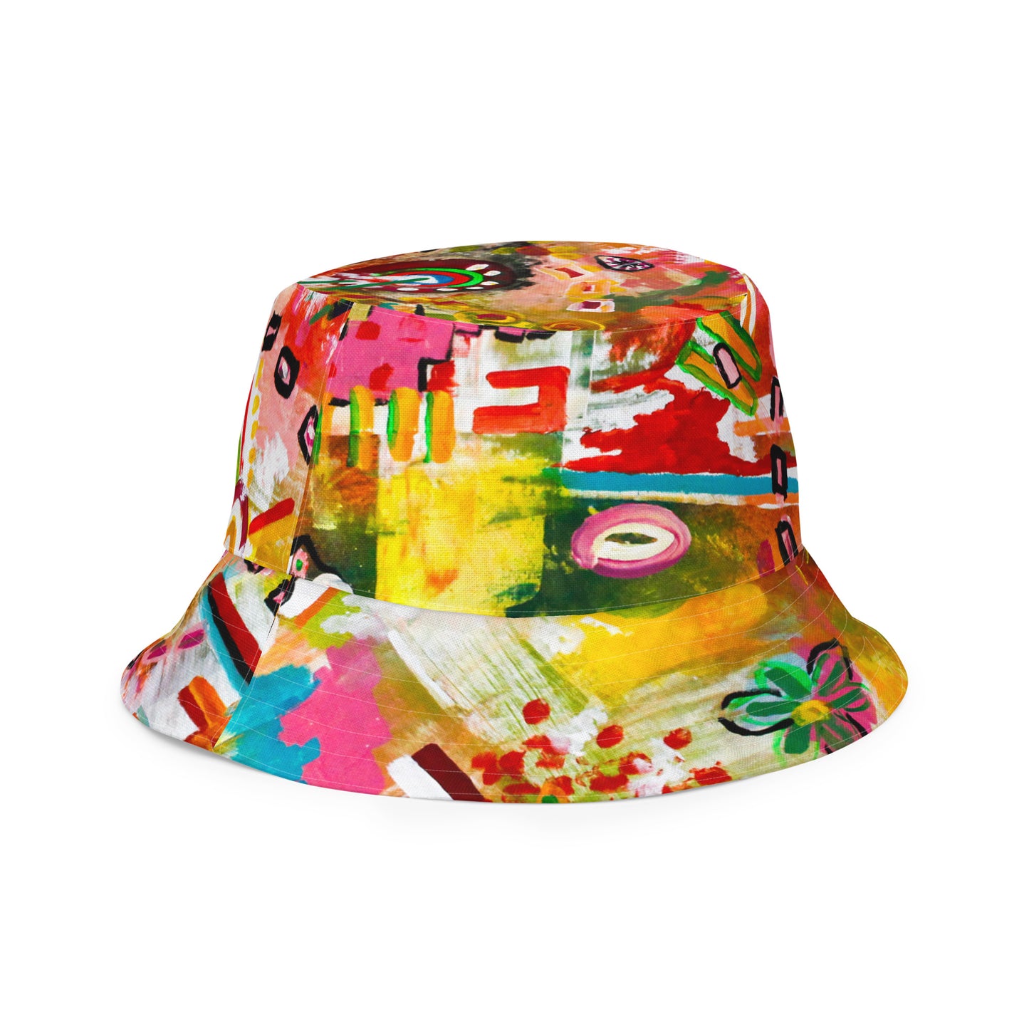 Carnival of Flowers Reversible bucket hat