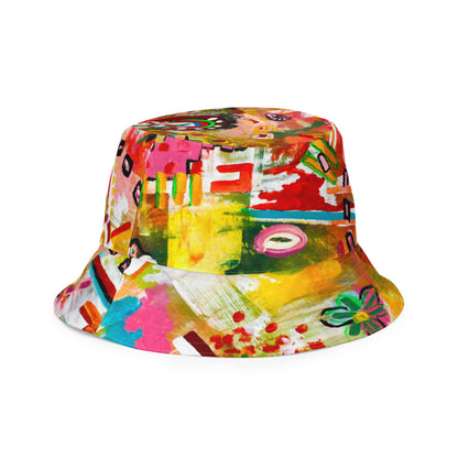 Carnival of Flowers Reversible bucket hat