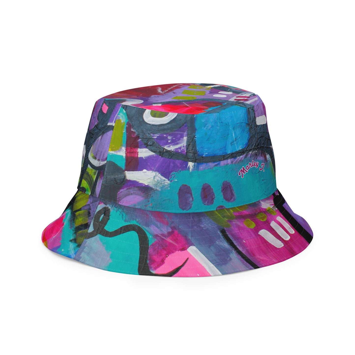 Code of Flowers Reversible bucket hat