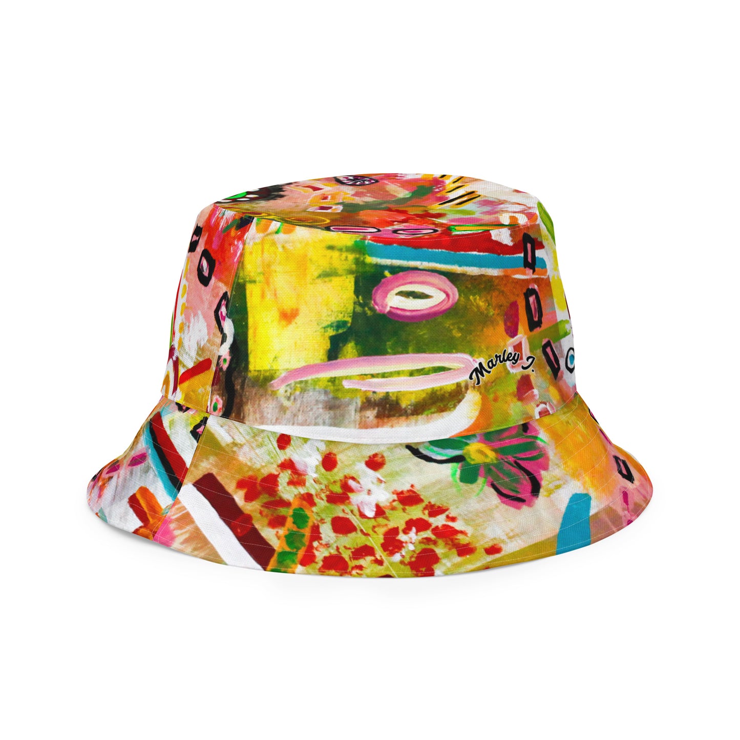 Carnival of Flowers Reversible bucket hat