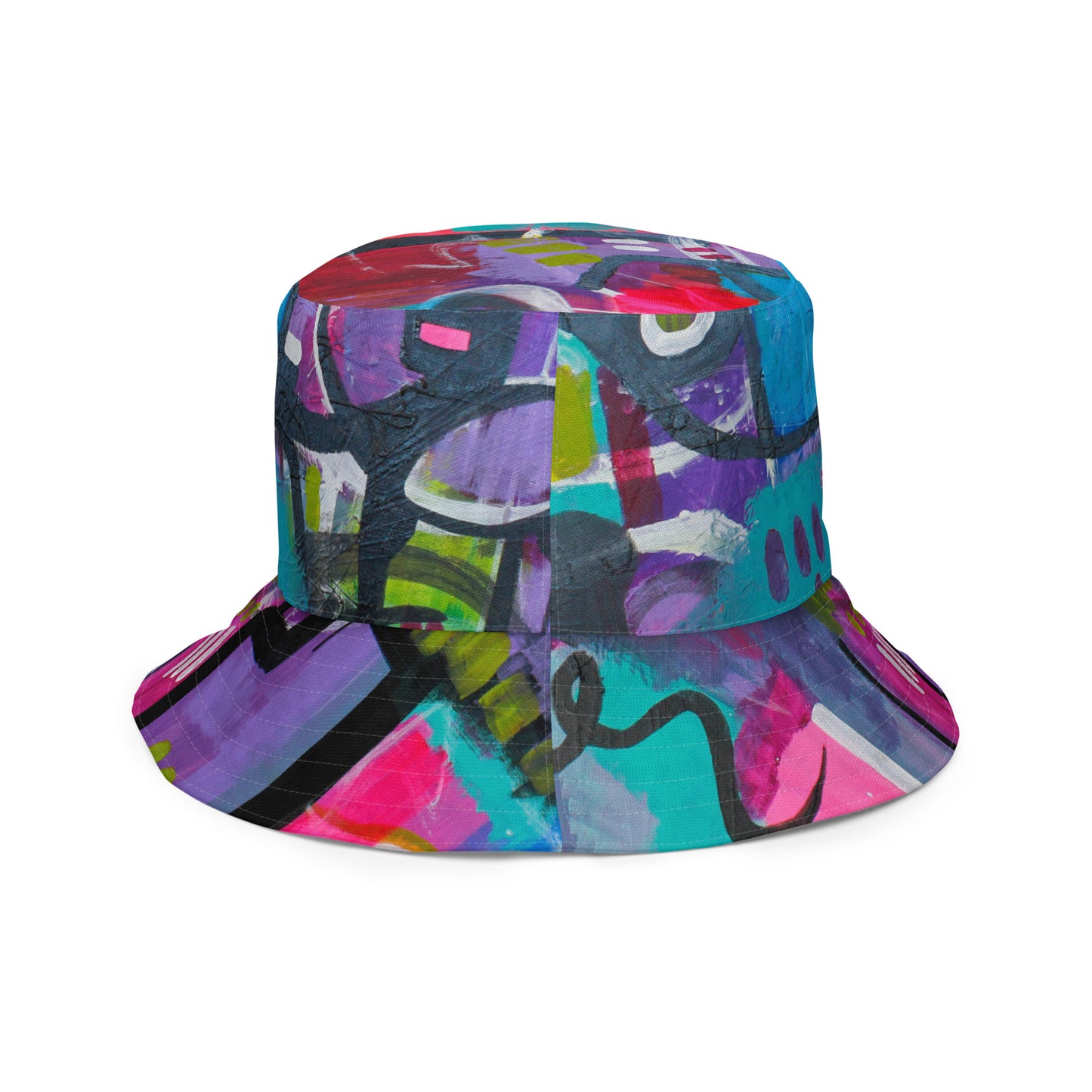 Code of Flowers Reversible bucket hat