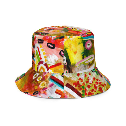 Carnival of Flowers Reversible bucket hat