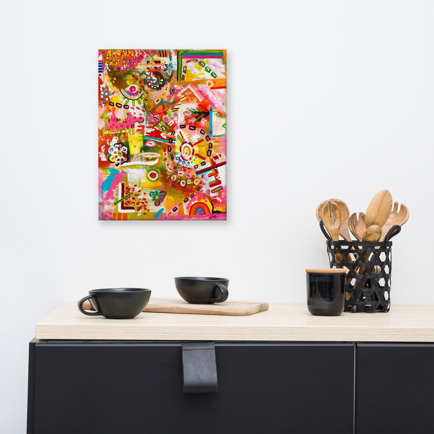 Carnival of Flowers - Canvas Print