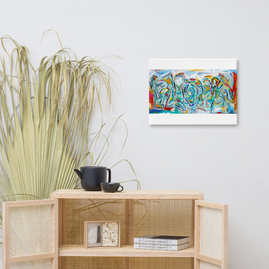 Bull In Dance - Canvas Print
