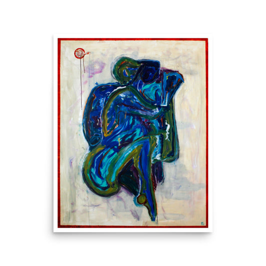 Embrace in Blue - Poster