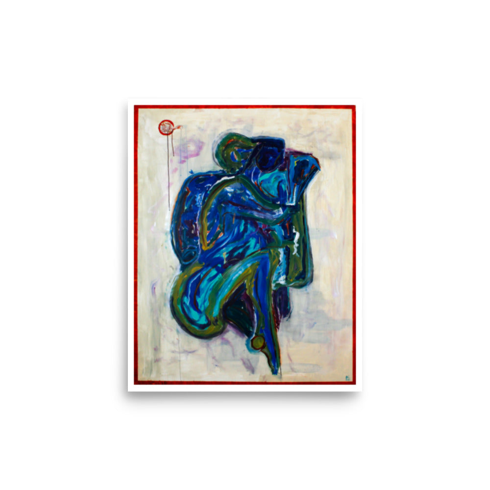 Embrace in Blue - Poster