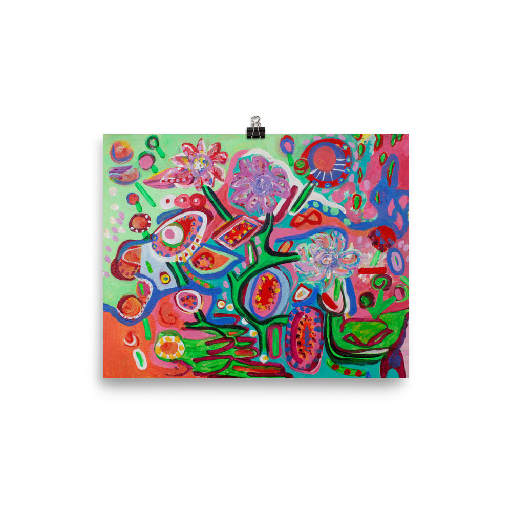 Lollipop Flowers - Poster