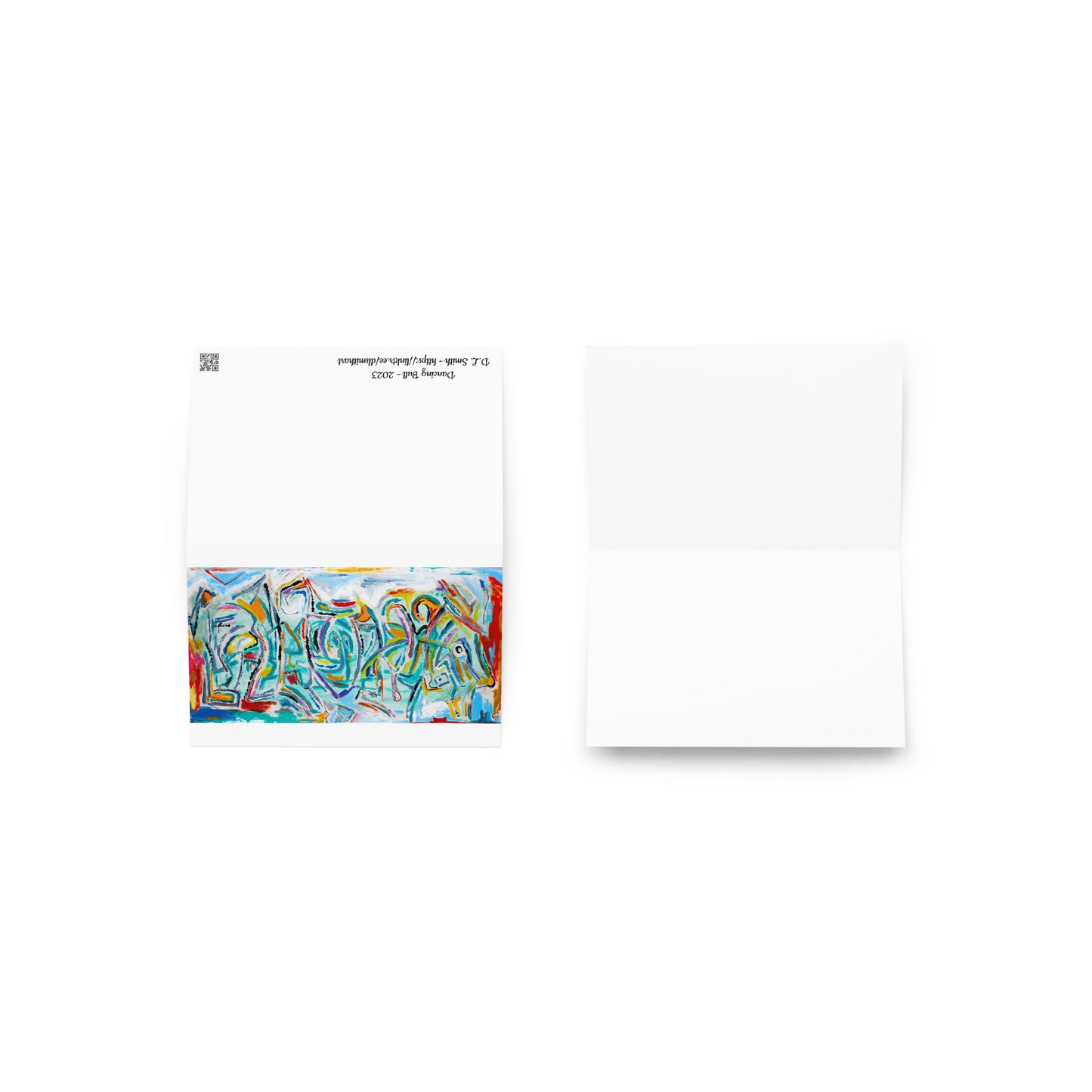 Bull In Dance - Greeting card