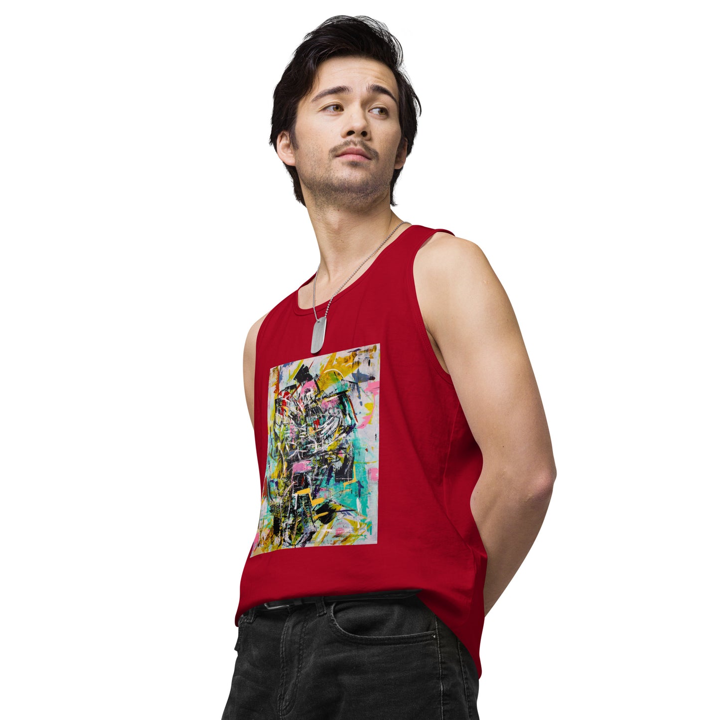 The Lovers Men’s Premium Tank Top