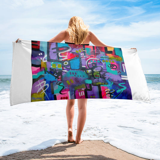 Code of Flowers Towel