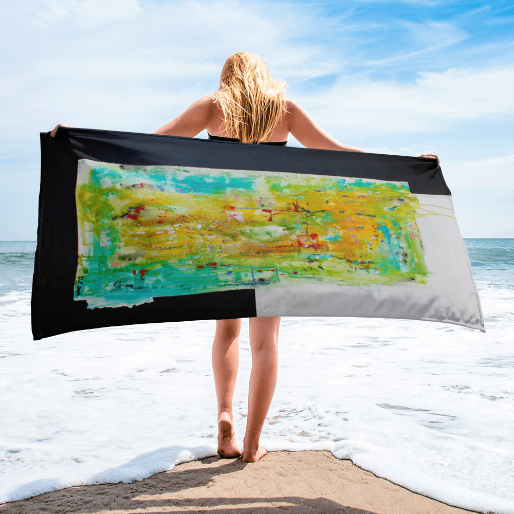 Landscape In Modern Towel