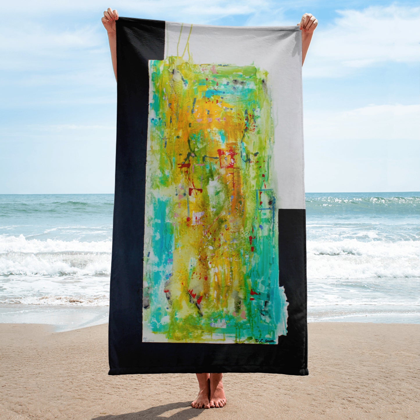 Landscape In Modern Towel