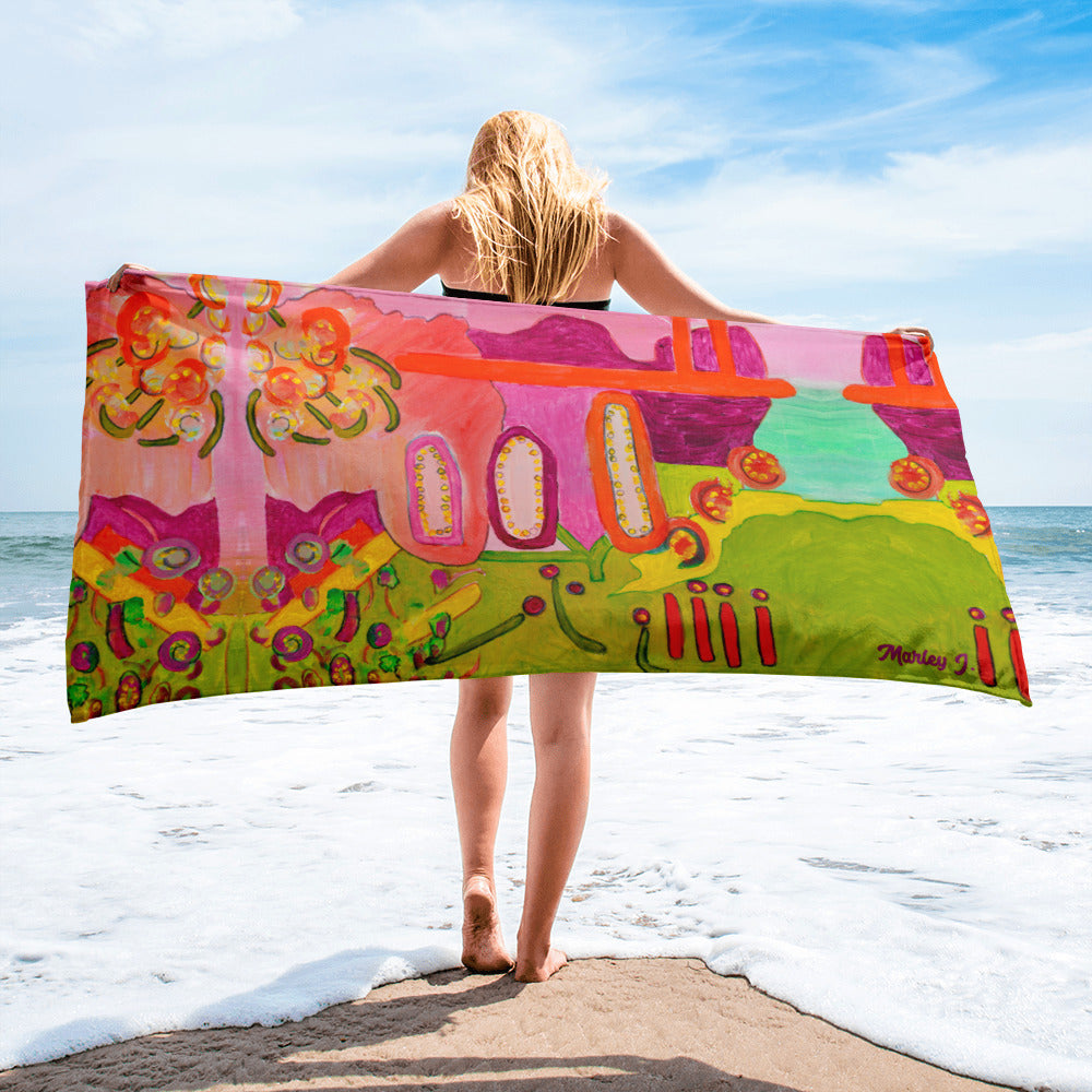Peonies Towel