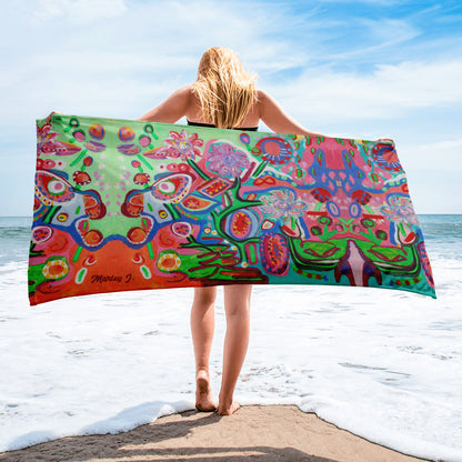 Lollipop Flowers Towel