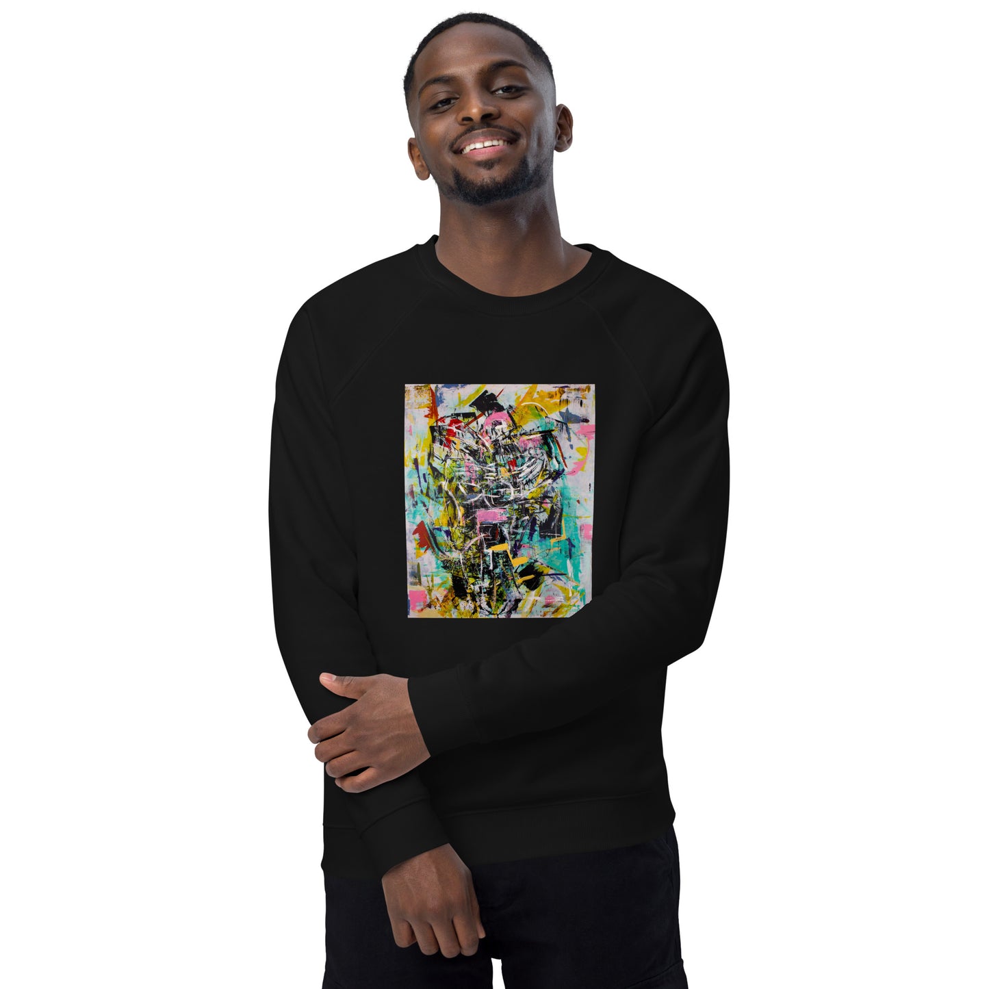The Lovers Unisex Organic Raglan Sweatshirt