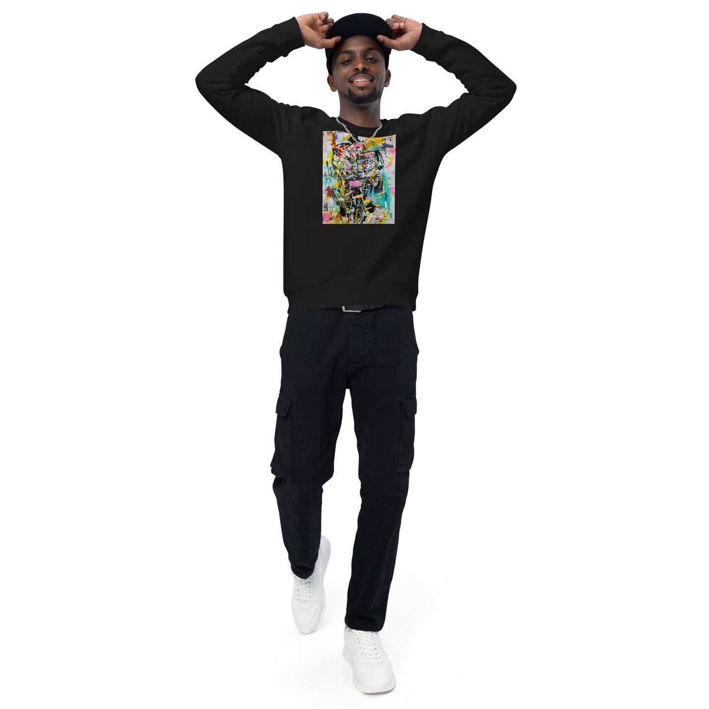 The Lovers Unisex Organic Raglan Sweatshirt