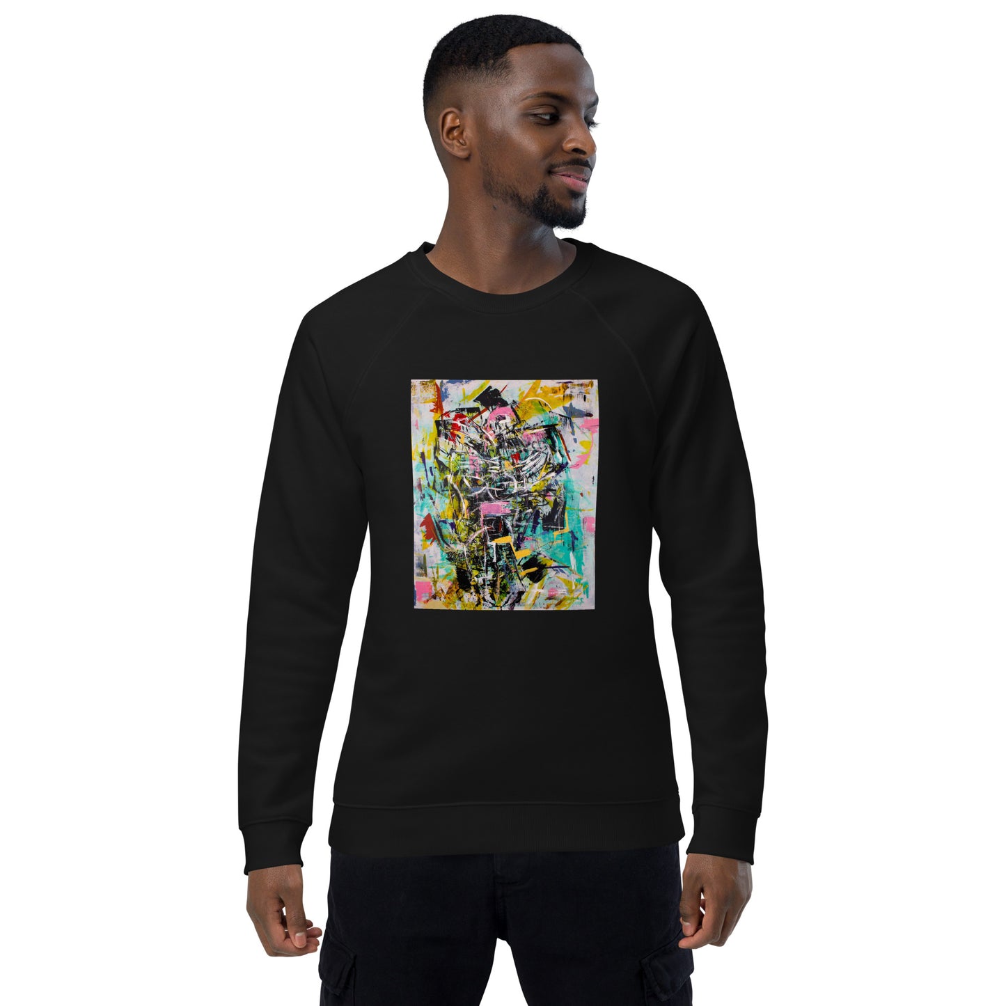 The Lovers Unisex Organic Raglan Sweatshirt