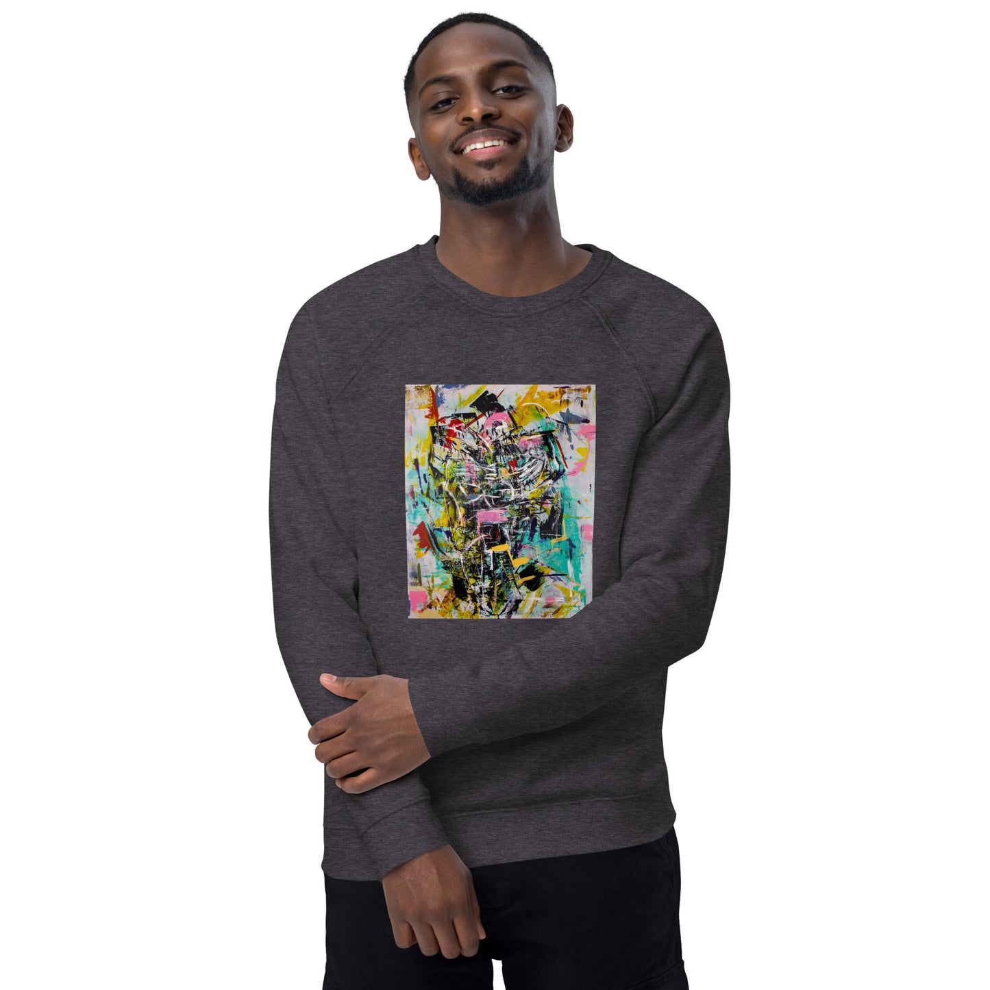 The Lovers Unisex Organic Raglan Sweatshirt