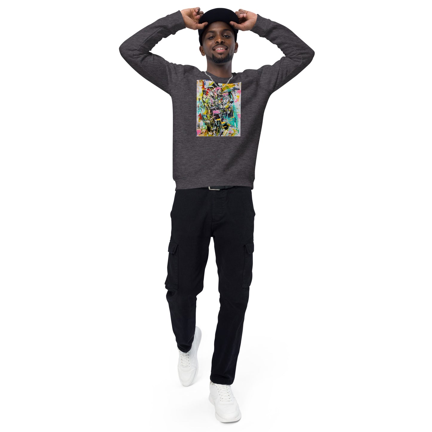 The Lovers Unisex Organic Raglan Sweatshirt
