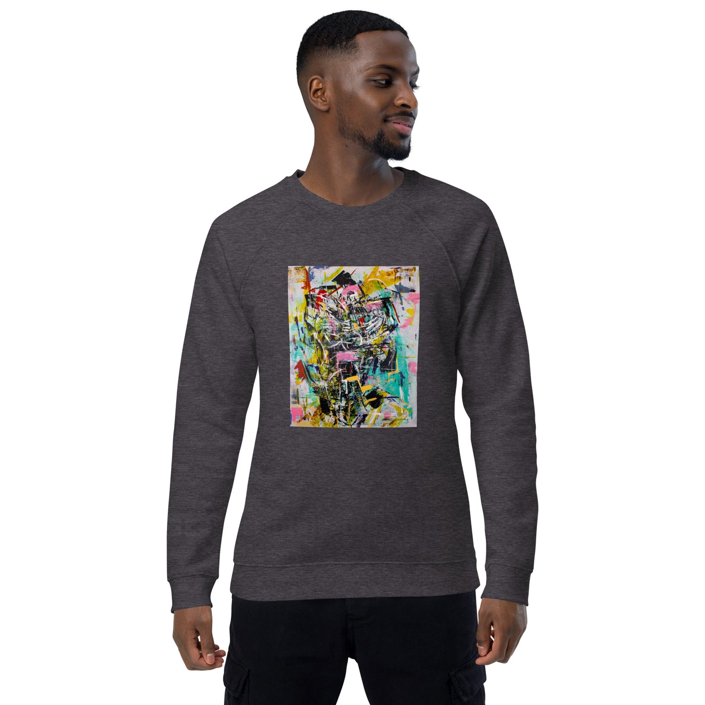 The Lovers Unisex Organic Raglan Sweatshirt