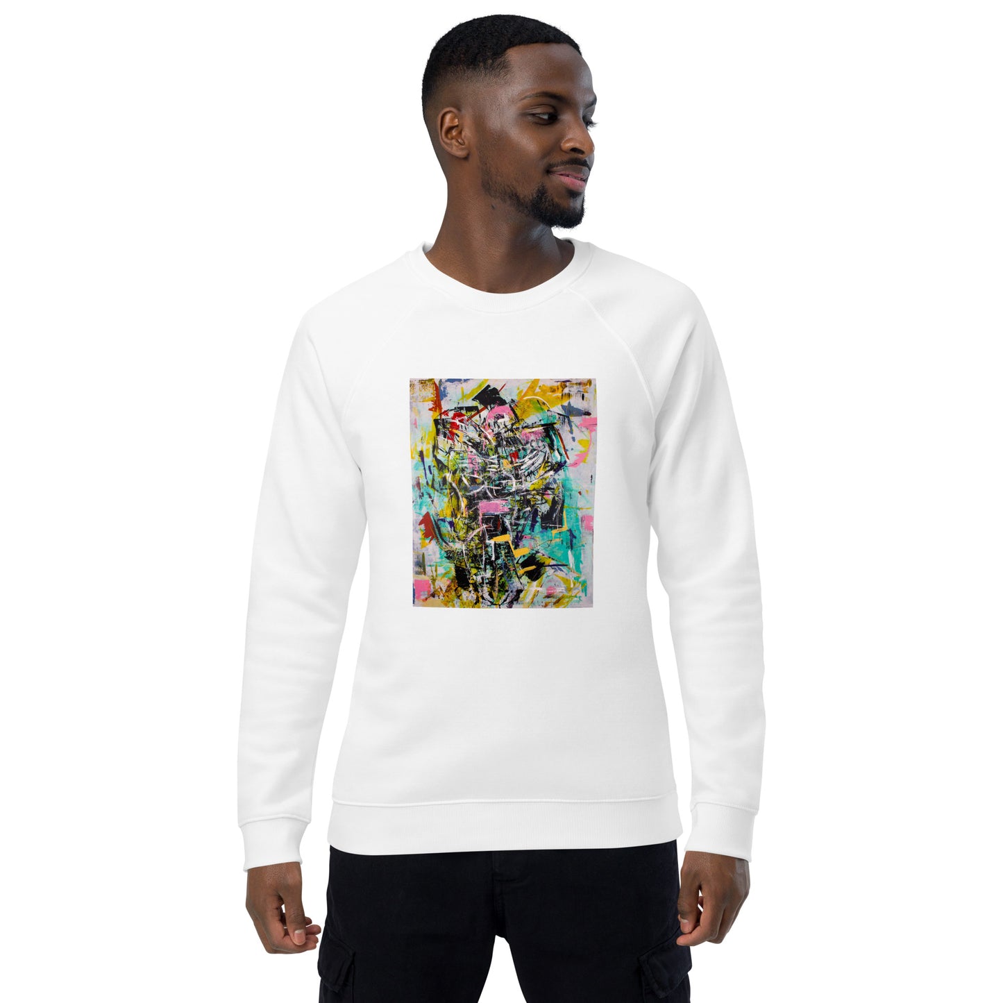 The Lovers Unisex Organic Raglan Sweatshirt