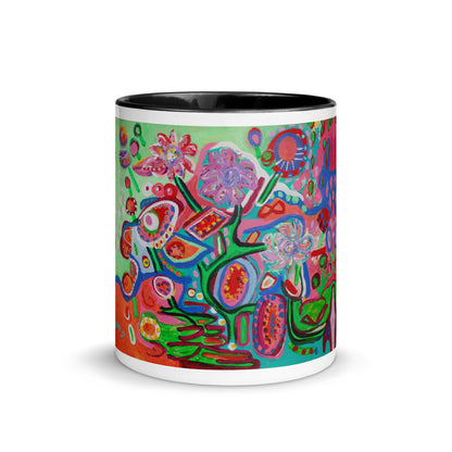 Lolipop Flowers Mug with Color Inside