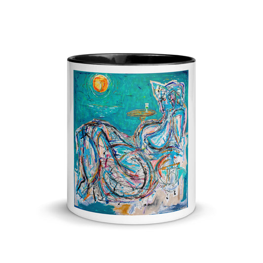 Absinthe for a Lover Mug with Color Inside