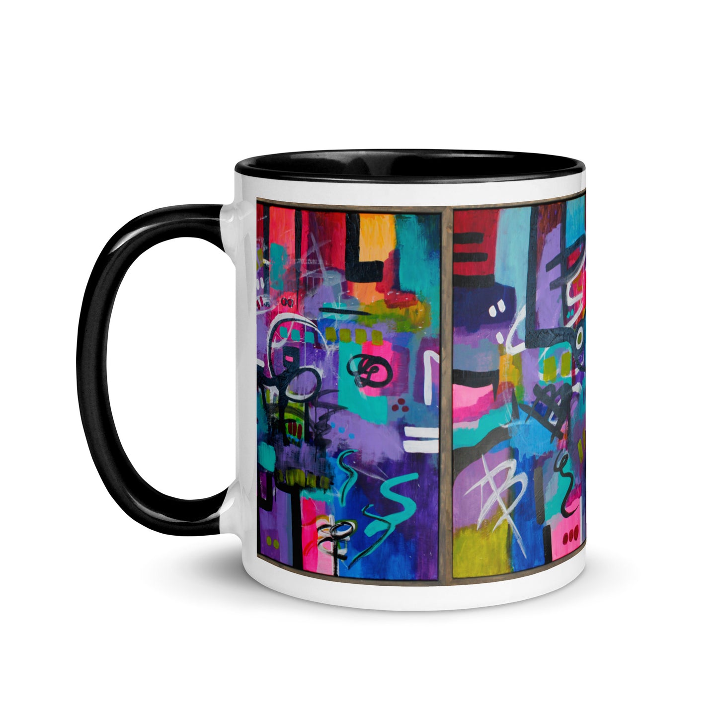 Code of Flowers Mug with Color Inside