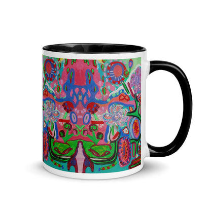 Lolipop Flowers Mug with Color Inside