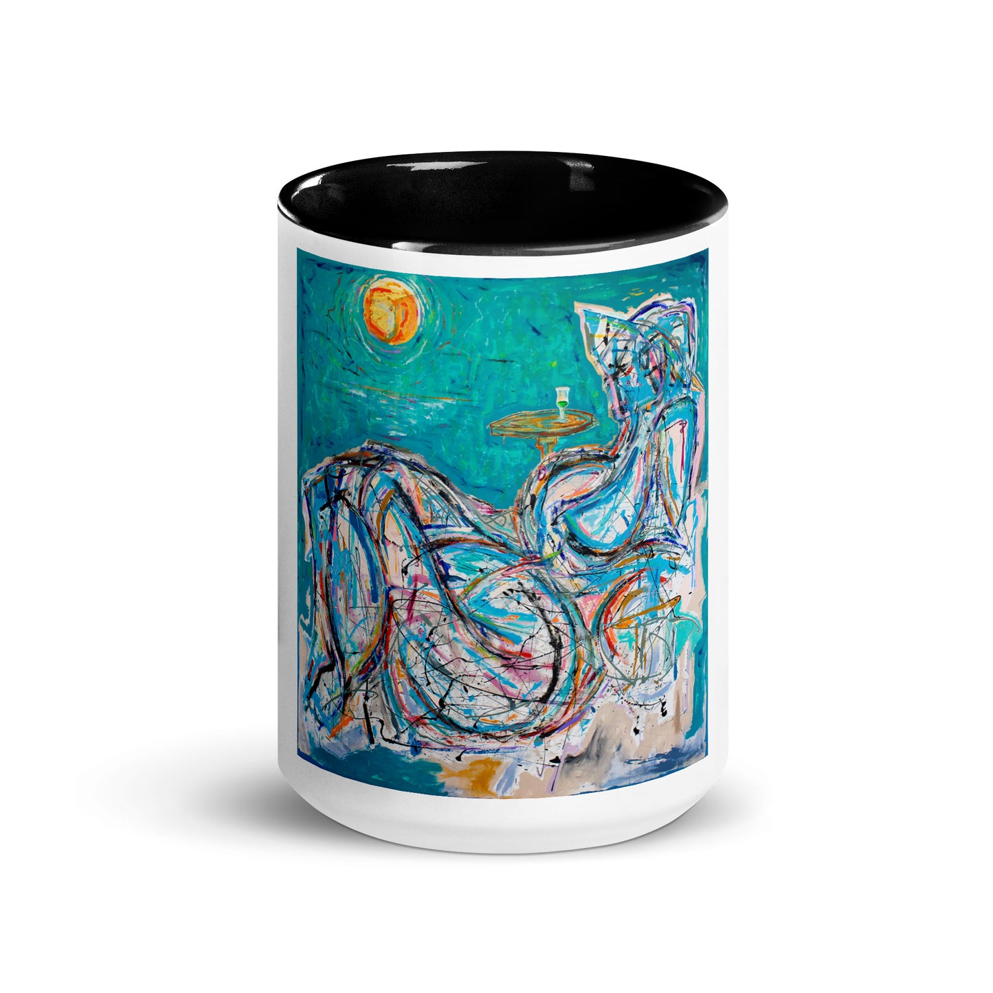 Absinthe for a Lover Mug with Color Inside