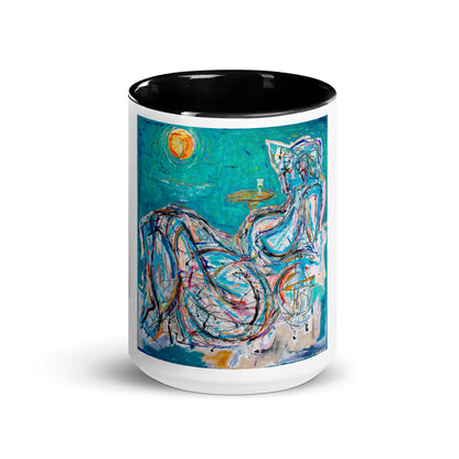 Absinthe for a Lover Mug with Color Inside