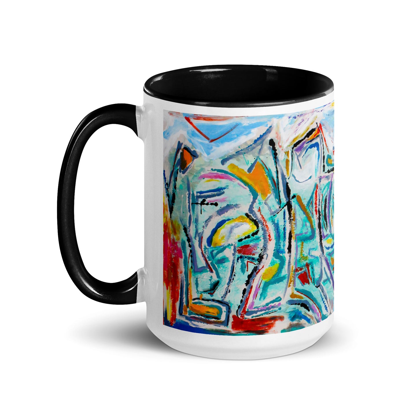 Bull In Dance Mug with Color Inside