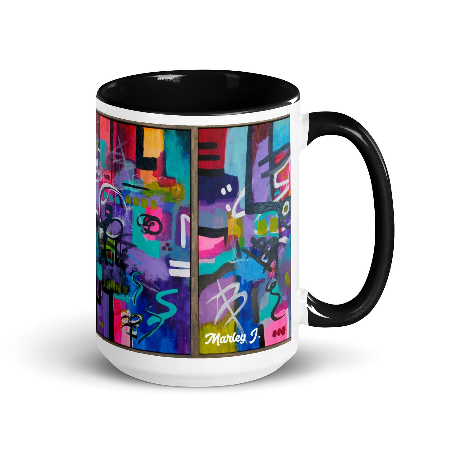 Code of Flowers Mug with Color Inside
