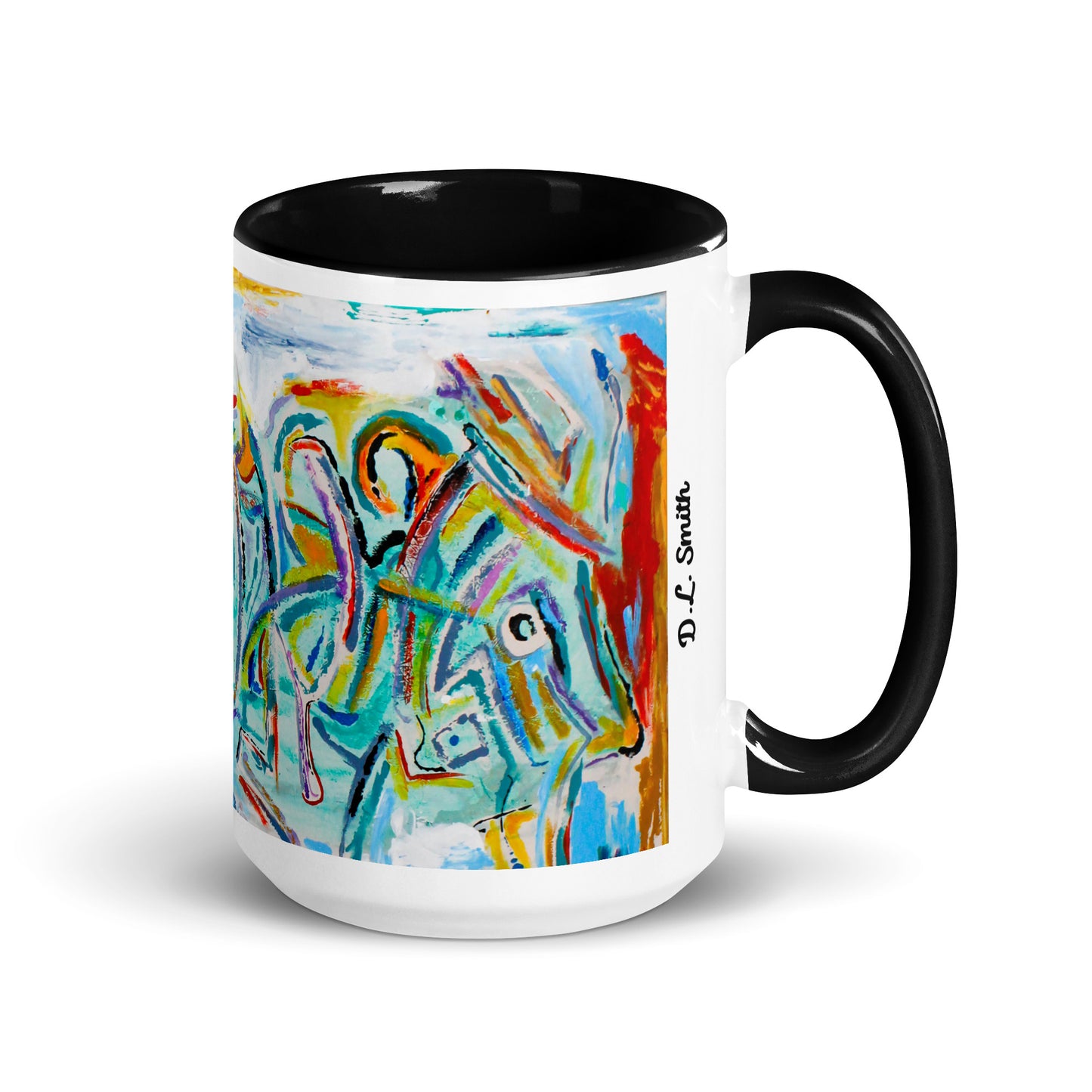 Bull In Dance Mug with Color Inside