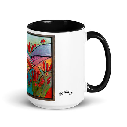 Trees Mug with Color Inside