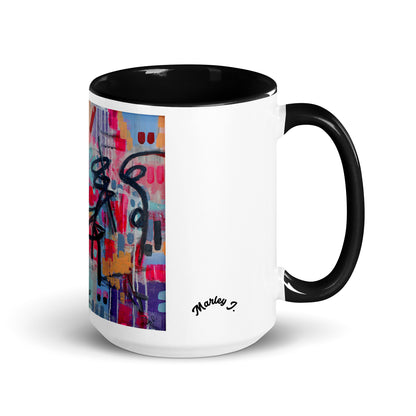 Lipstick and Lilac Mug with Color Inside