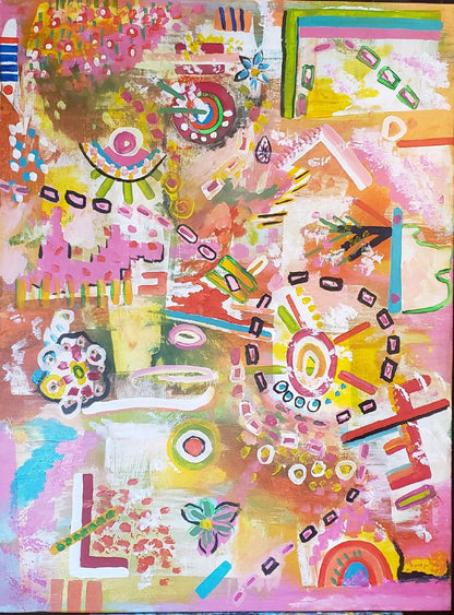Carnival of Flowers 40 x 30 in