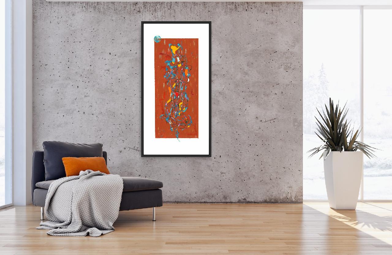 Pieces of Man 48 x 24 in - NOT FOR SALE