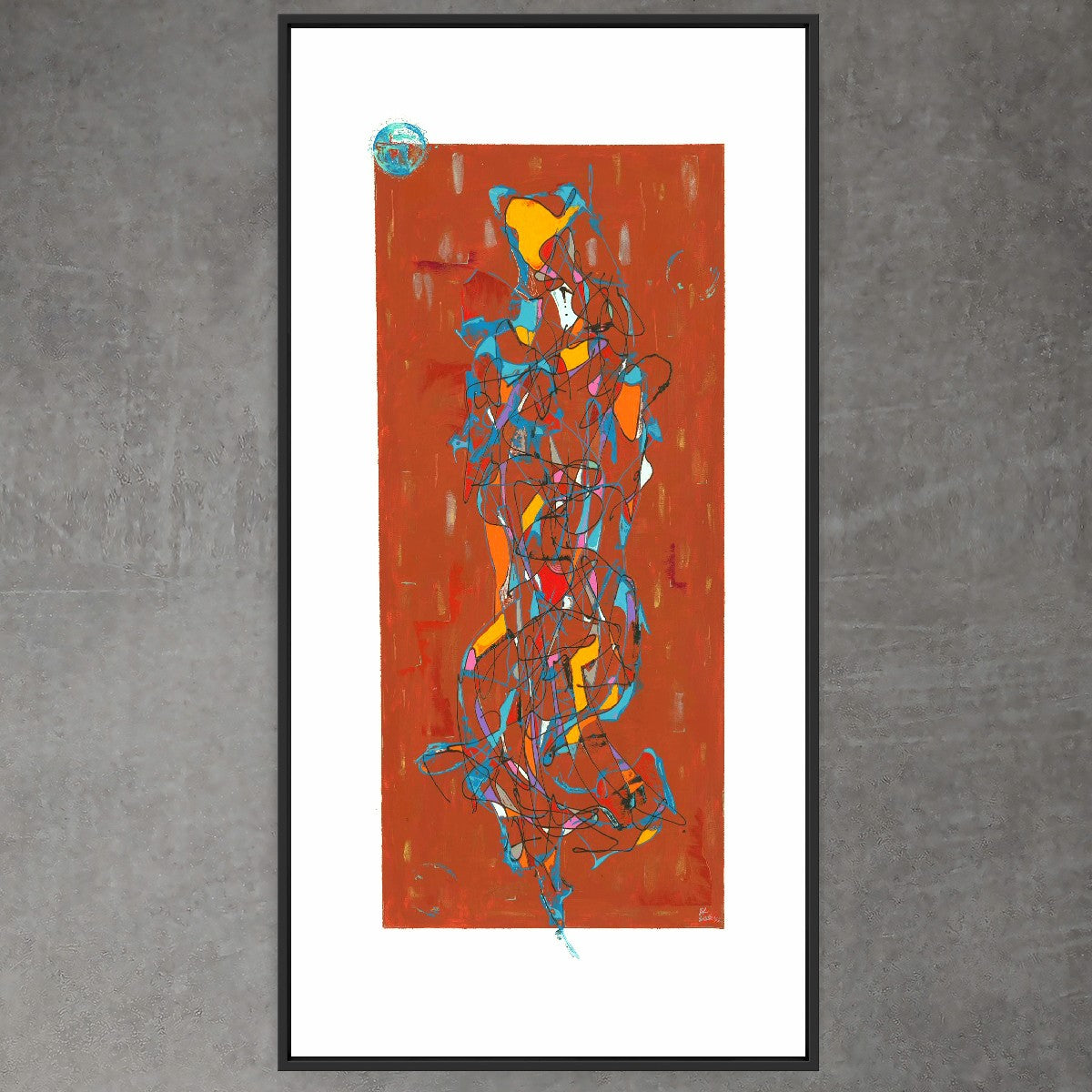 Pieces of Man 48 x 24 in - NOT FOR SALE