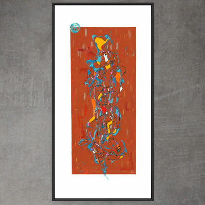 Pieces of Man 48 x 24 in - NOT FOR SALE
