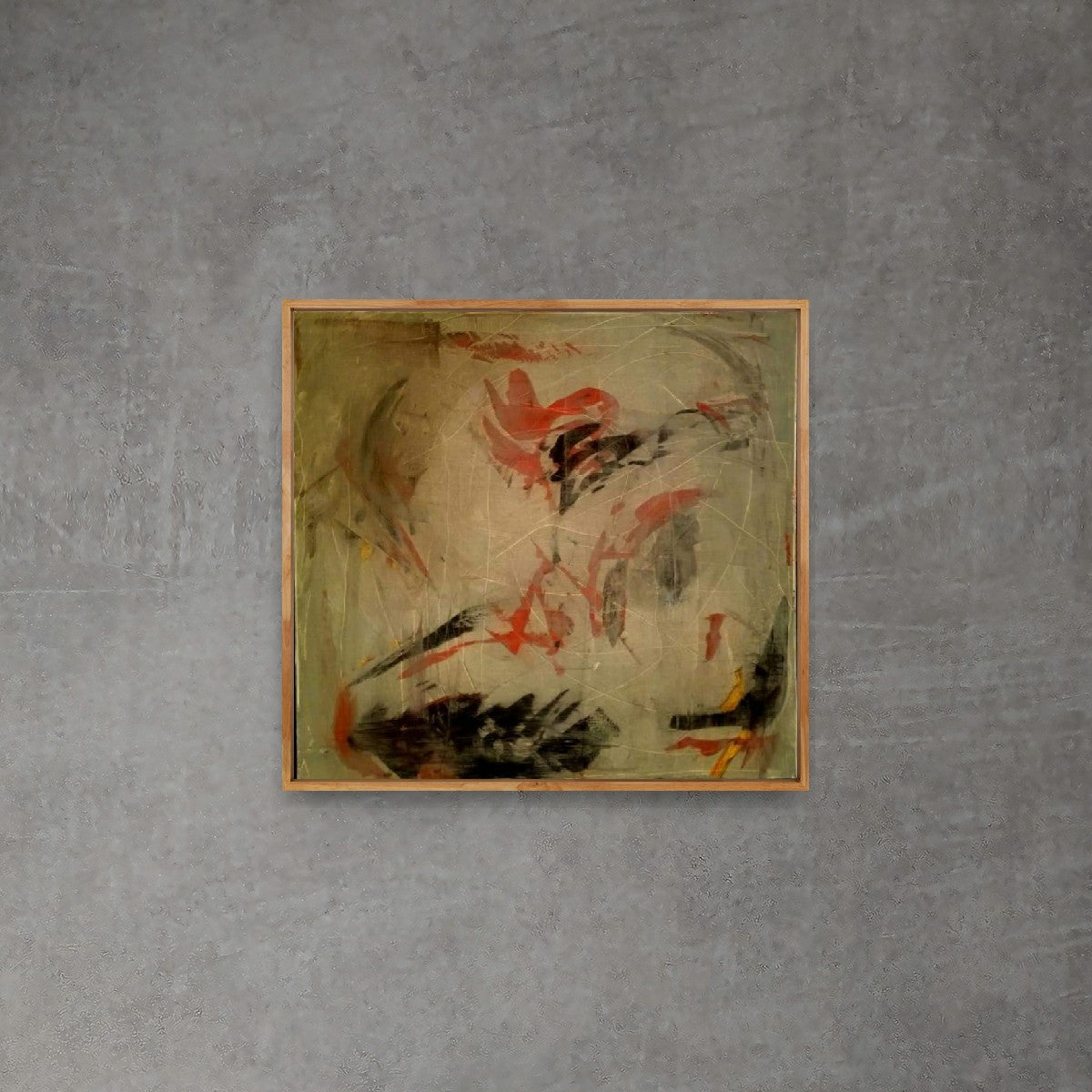 Koi 36 x 36 in - NOT FOR SALE