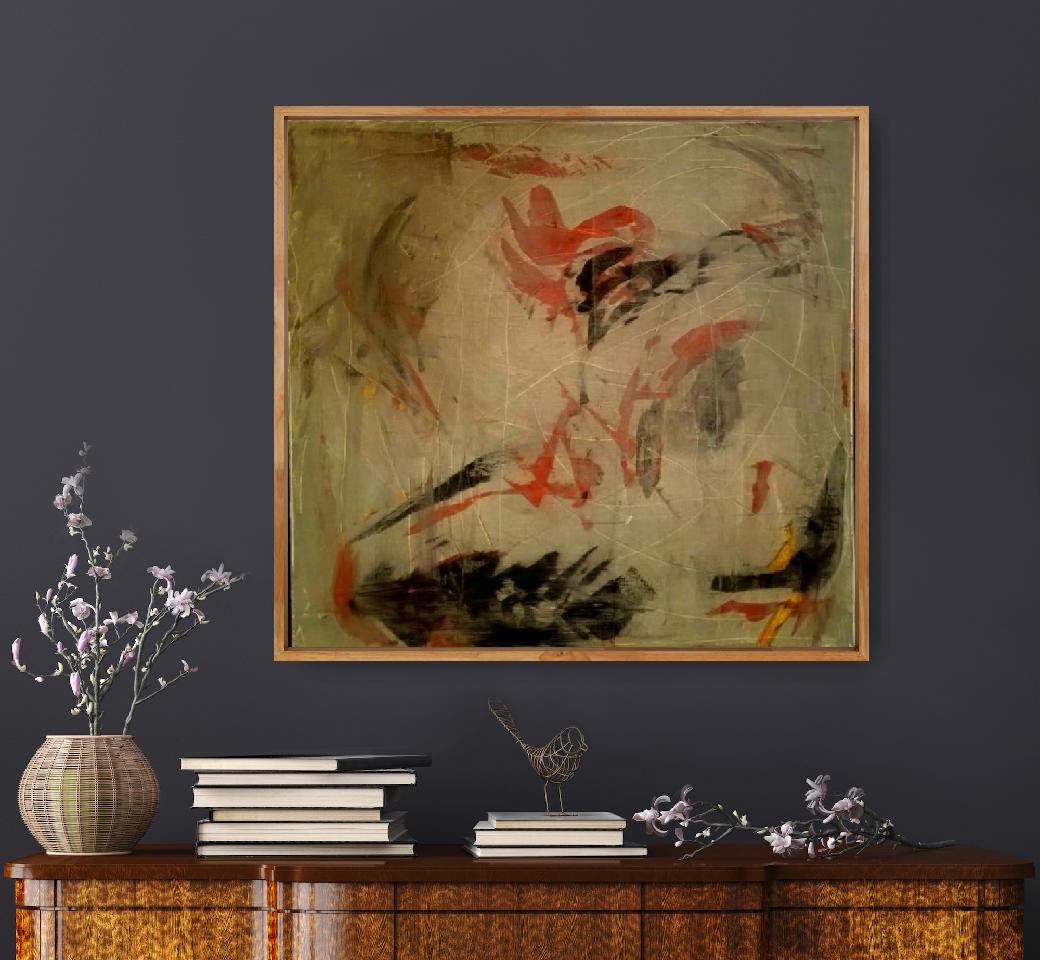 Koi 36 x 36 in - NOT FOR SALE