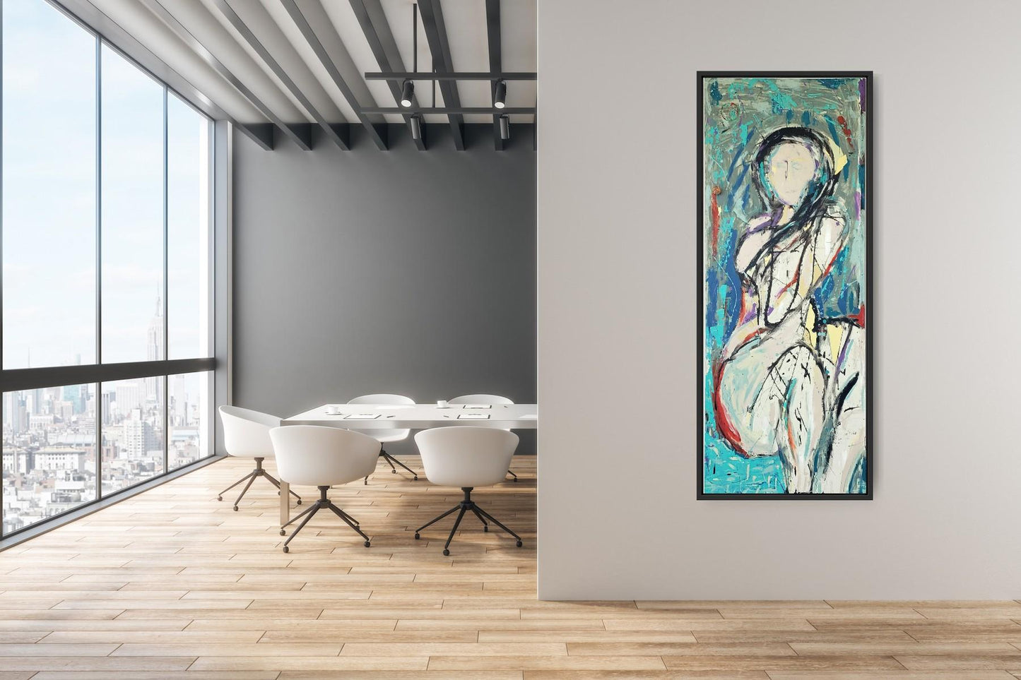 Mujer de los Muertos 23 x 60 in