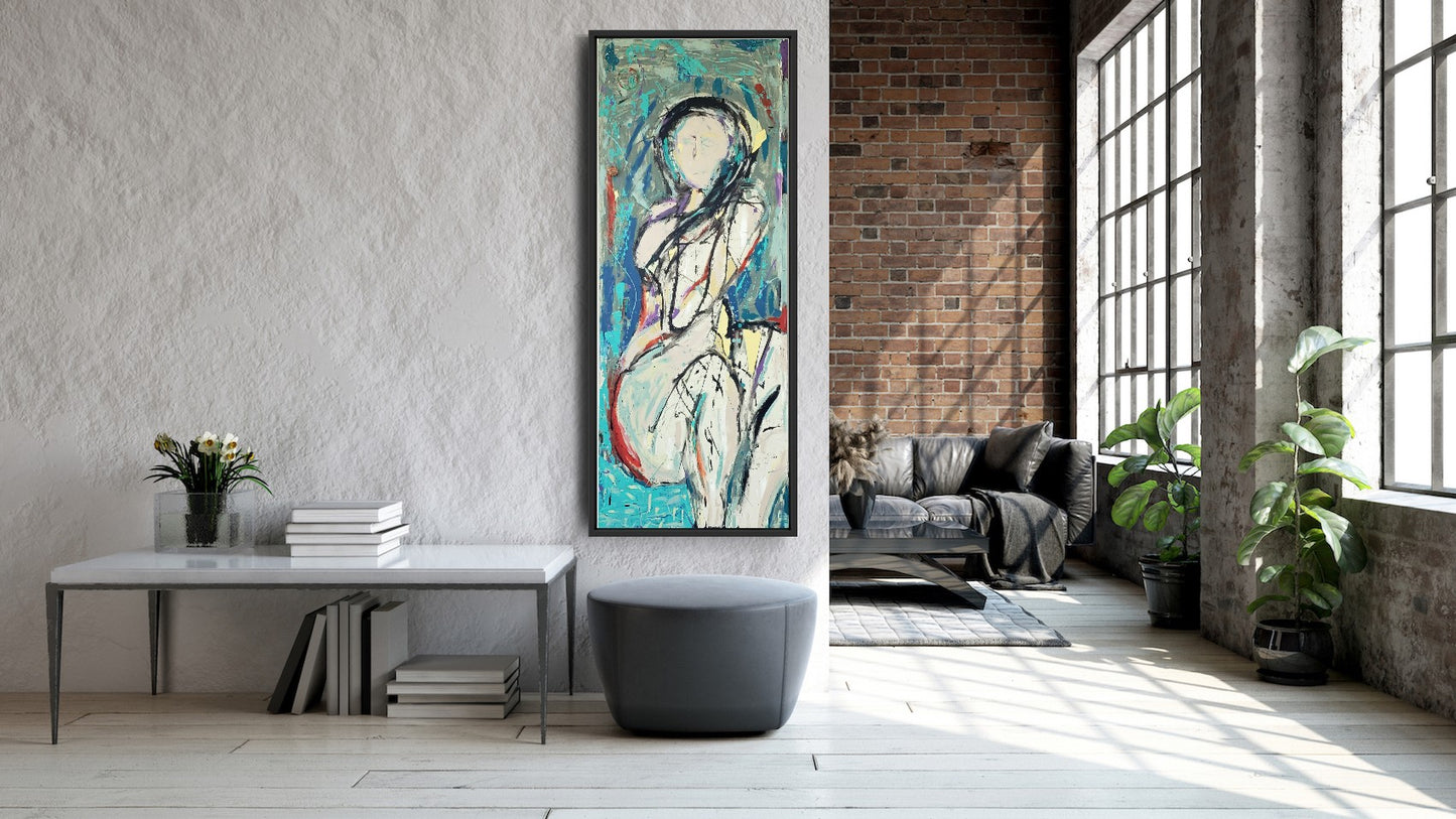 Mujer de los Muertos 23 x 60 in