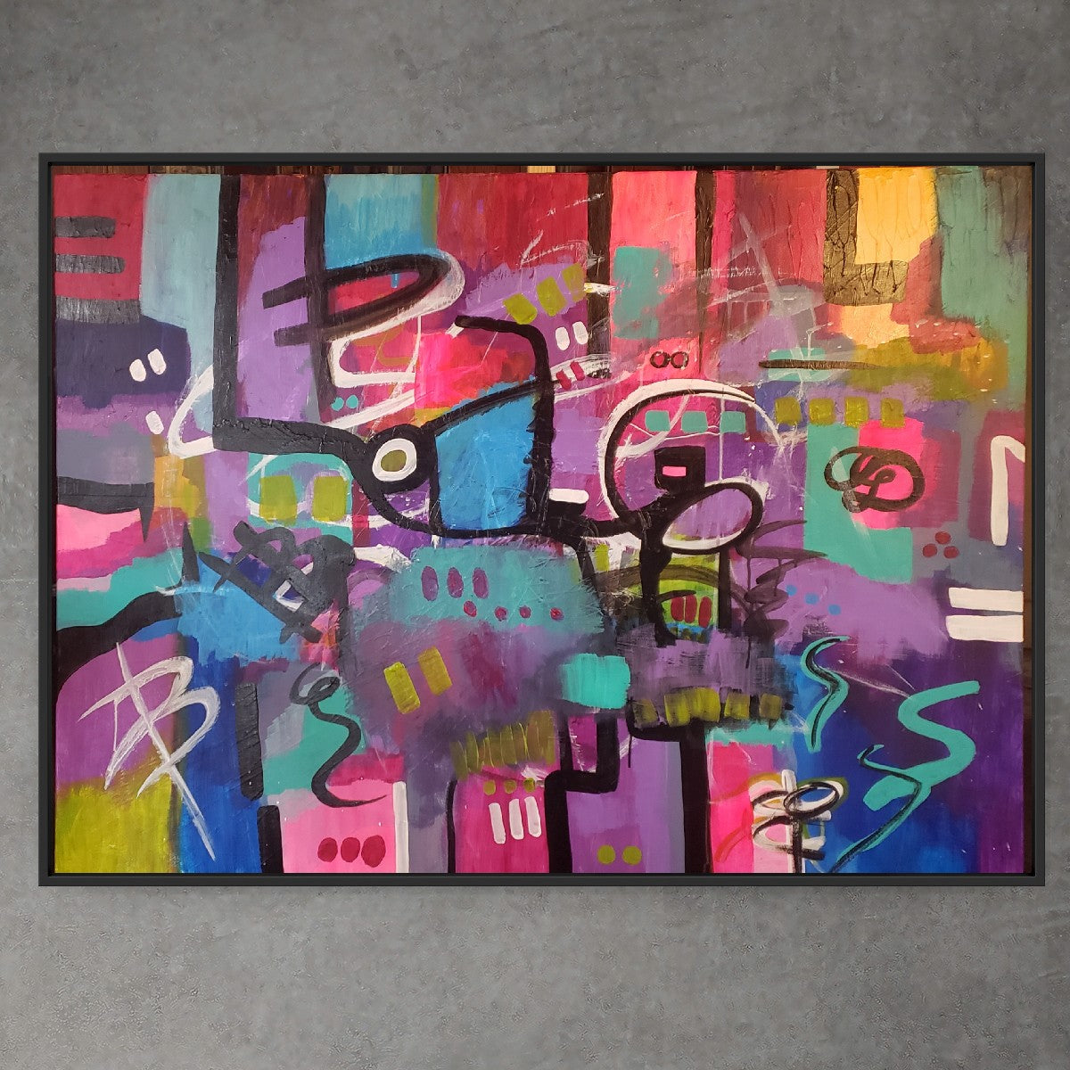 Code of Flowers 30 x 20 in - NOT FOR SALE