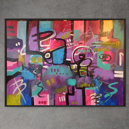 Code of Flowers 30 x 20 in - NOT FOR SALE