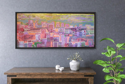 Cityscape 23 x 60 in