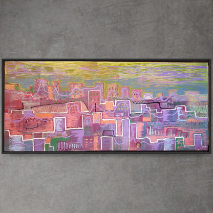 Cityscape 23 x 60 in